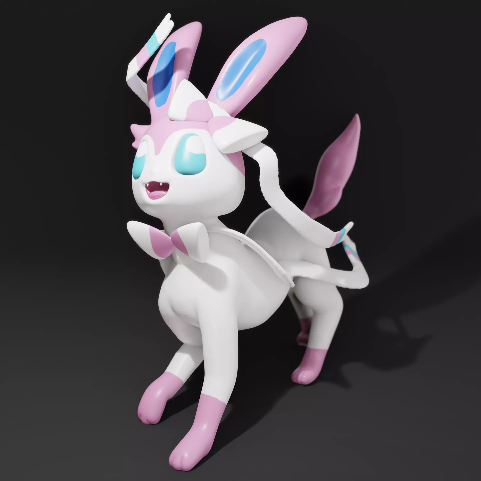 Sylveon 3D print model from Pokemon 3D print model_0