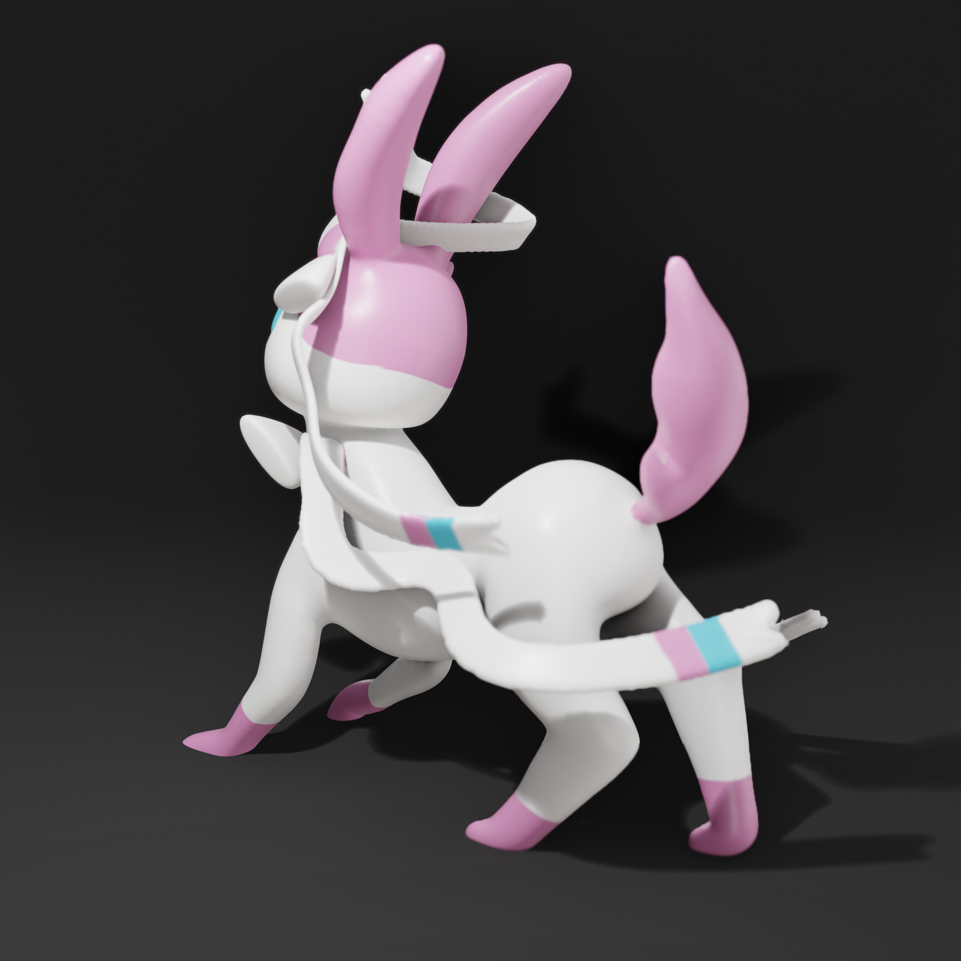 Sylveon 3D print model from Pokemon 3D print model_2