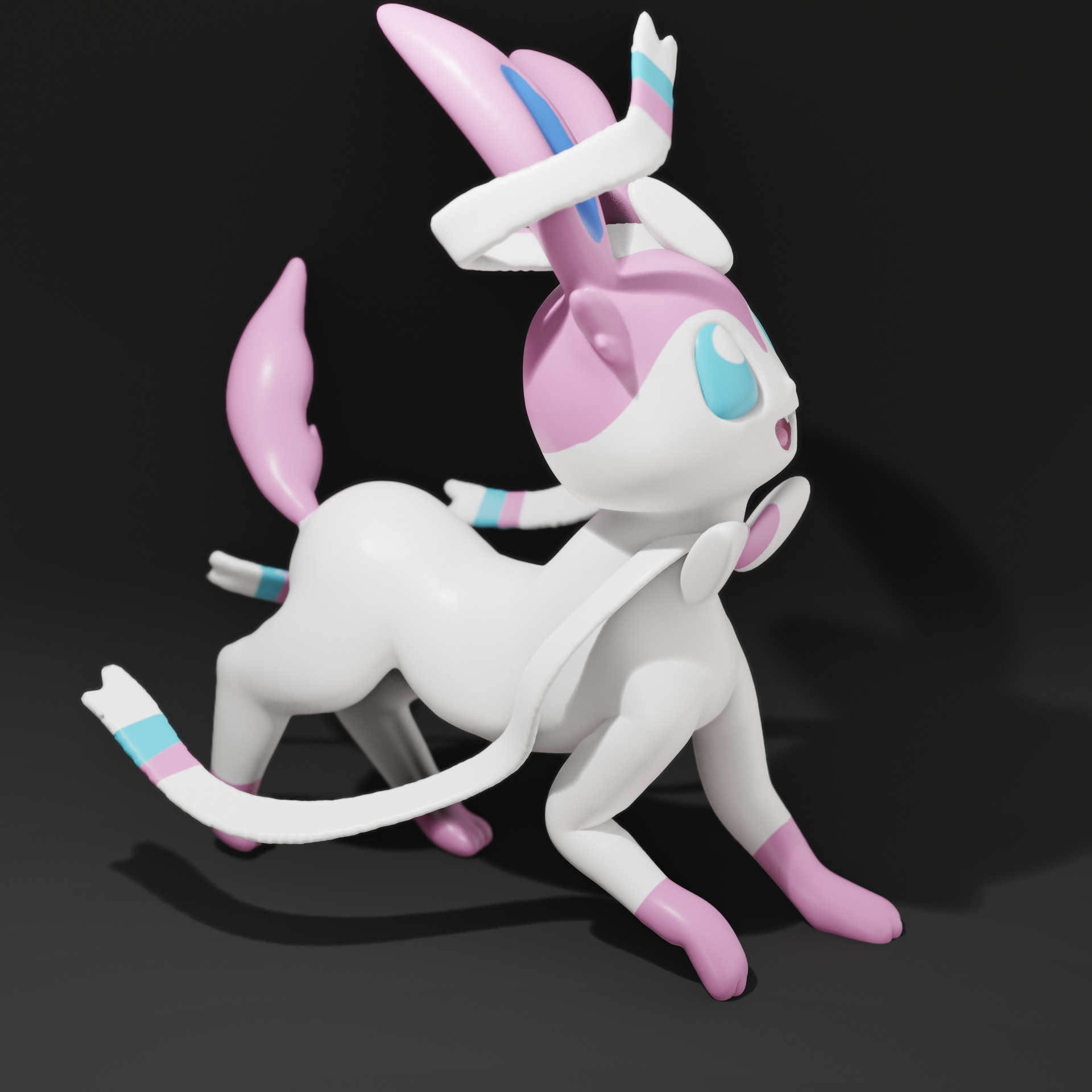 Sylveon 3D print model from Pokemon 3D print model_1