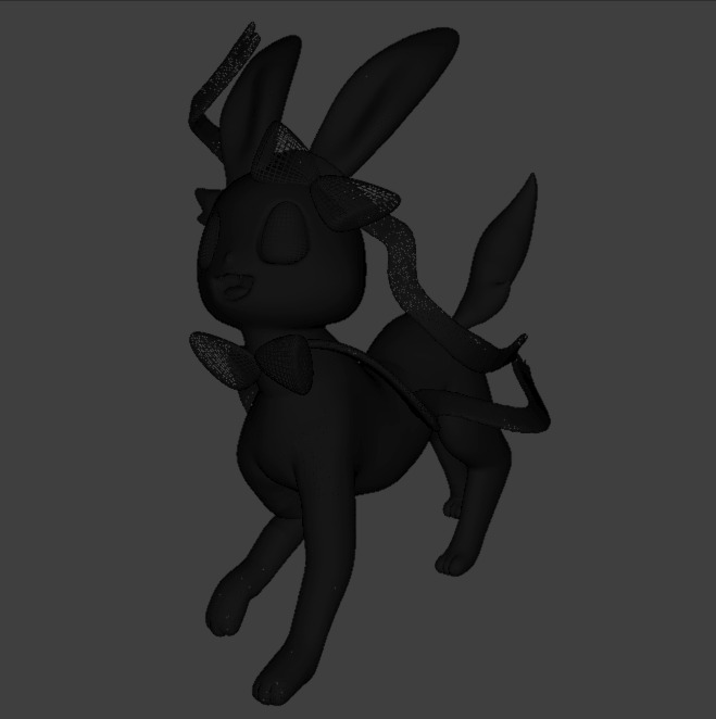 Sylveon 3D print model from Pokemon 3D print model_3