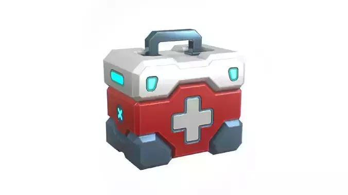 Stylized Medkit - Game Ready 3D Model