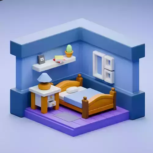 Isometric BEDROOM