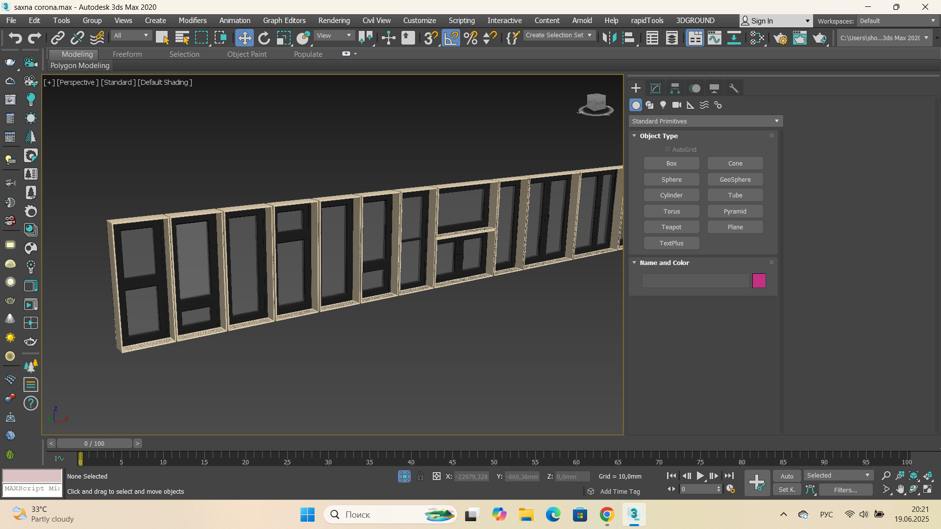 Modern Window Set  29 Variants 3D model_6