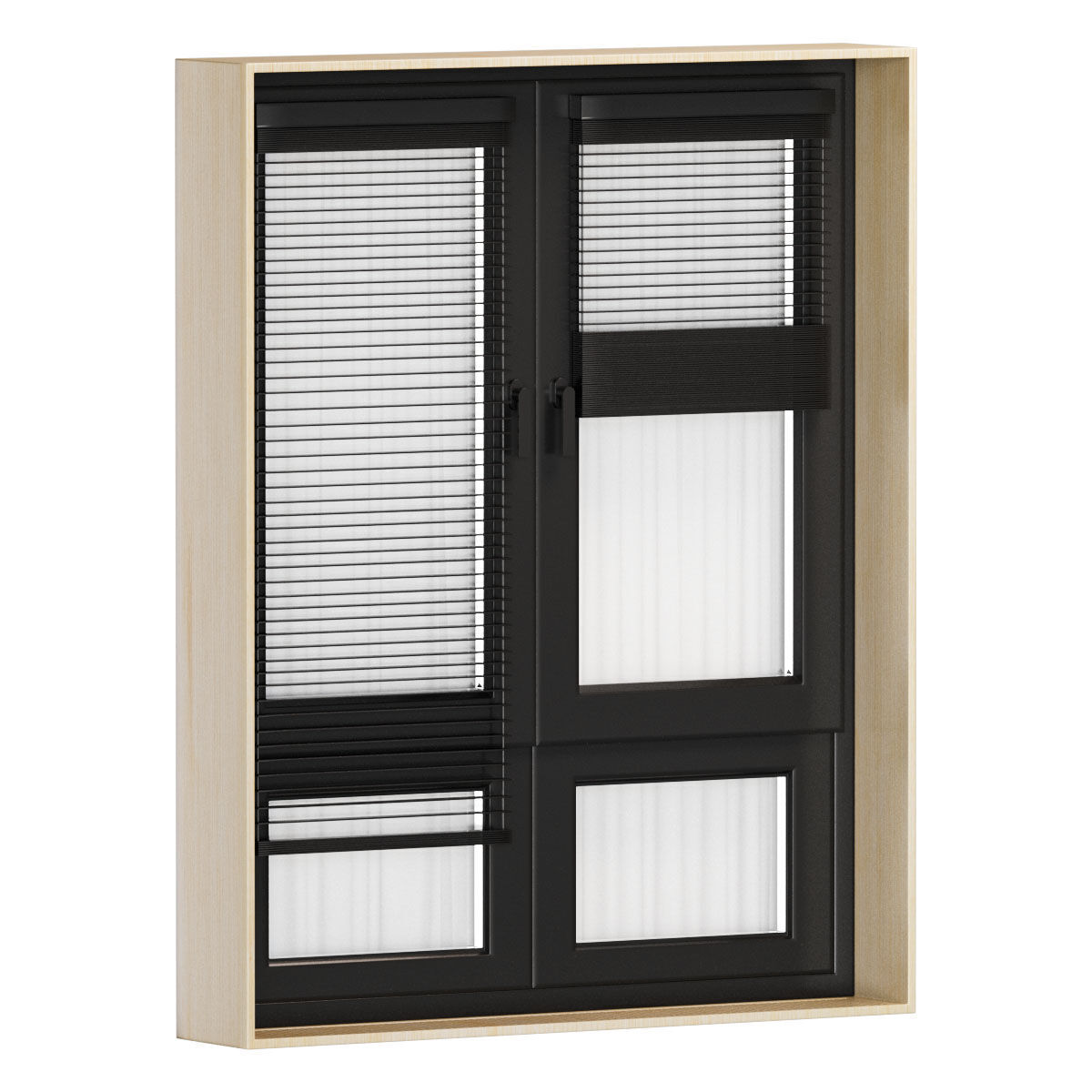 Modern Window Set  29 Variants 3D model_1