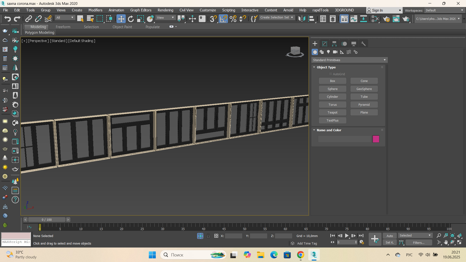Modern Window Set  29 Variants 3D model_8
