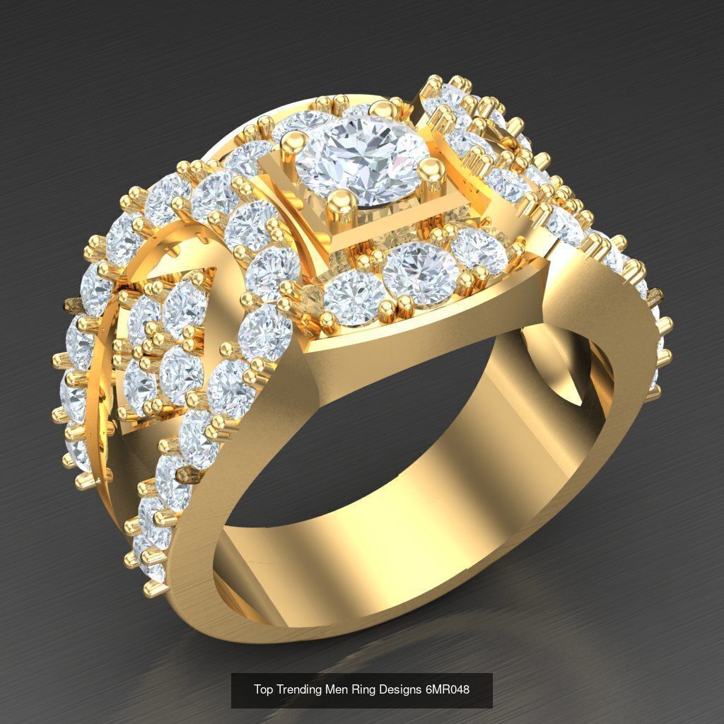 Bulk 50 Men Rings For Sale Big Discount 5MRXXX 3D Model Collection_6