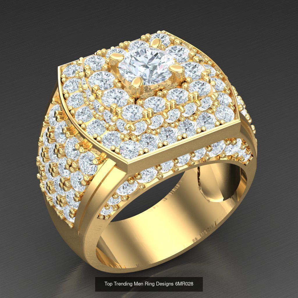 Bulk 50 Men Rings For Sale Big Discount 5MRXXX 3D Model Collection_26