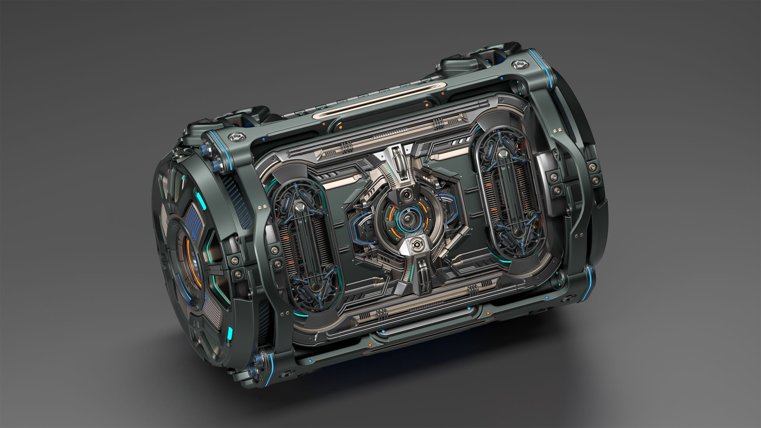 Sci-Fi Element Kitbash 4 of 6 3D model_1