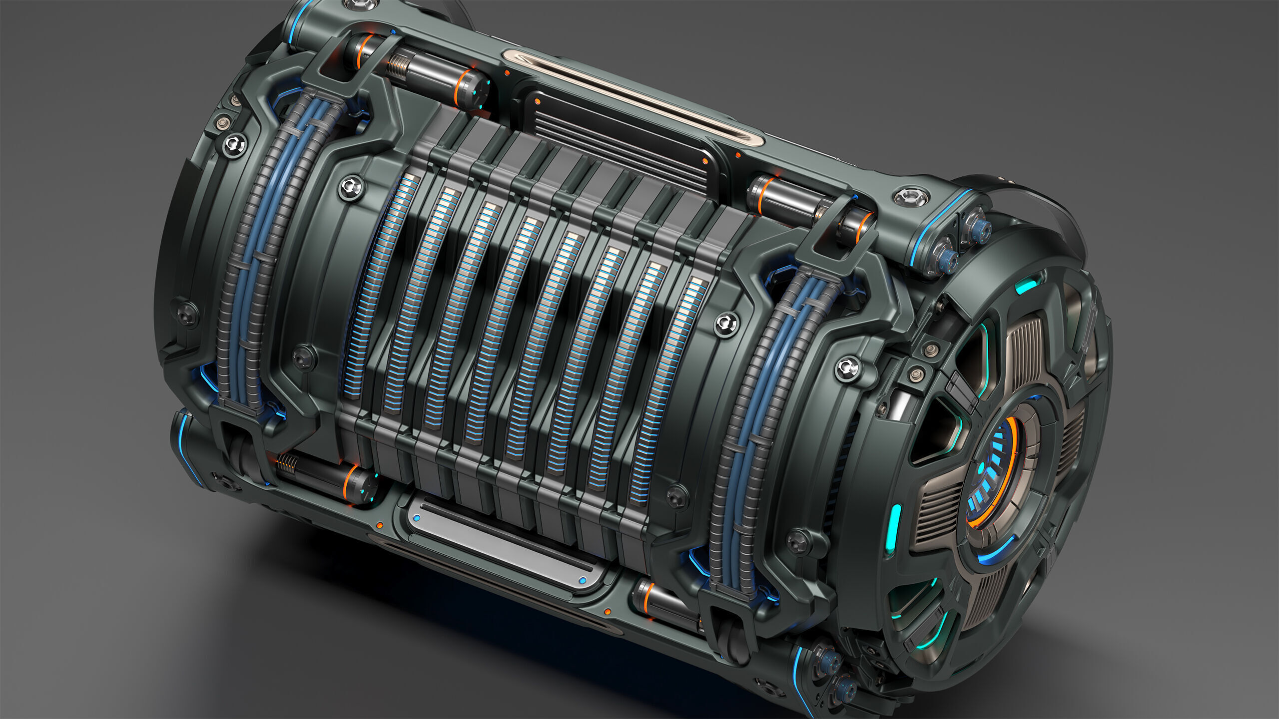 Sci-Fi Element Kitbash 4 of 6 3D model_4