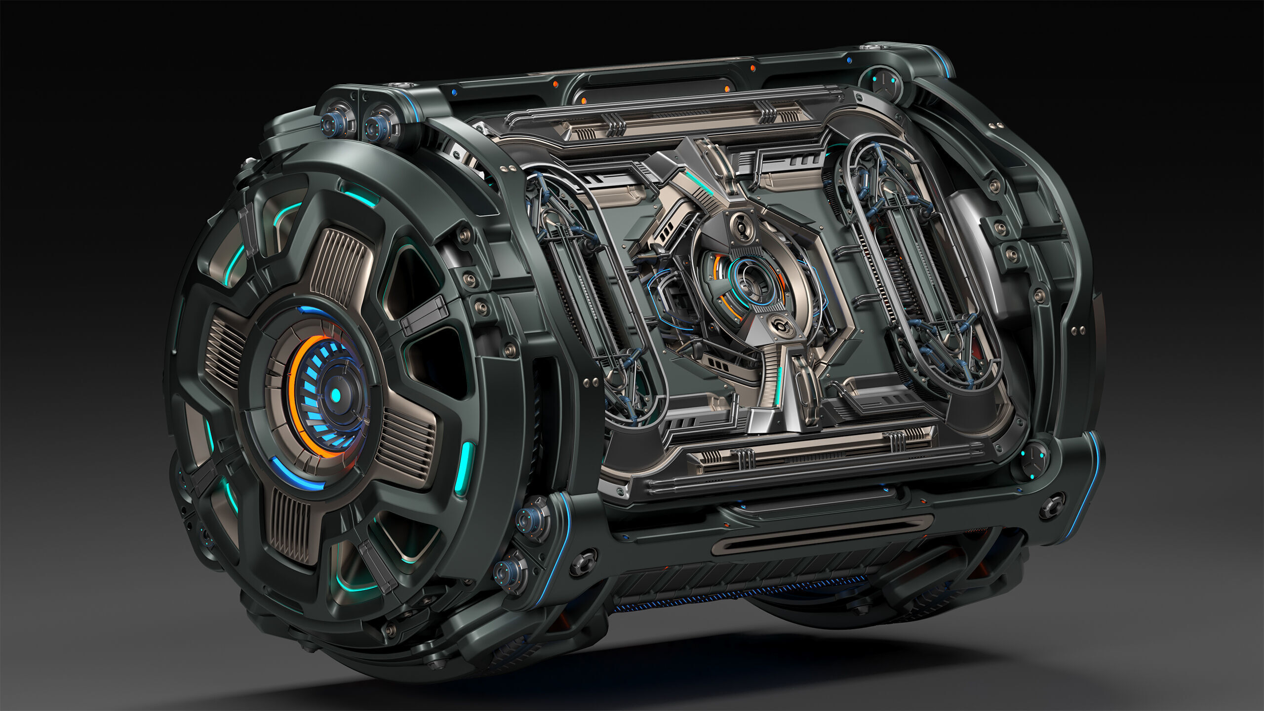 Sci-Fi Element Kitbash 4 of 6 3D model_2