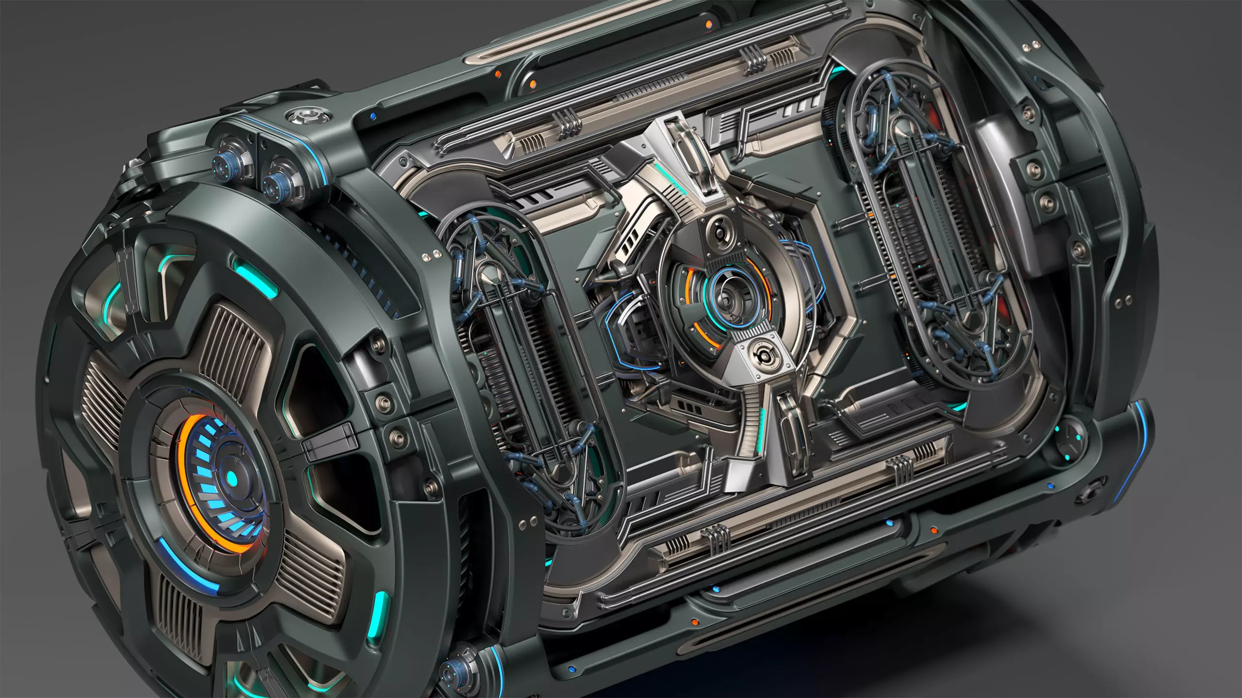 Sci-Fi Element Kitbash 4 of 6 3D model_0