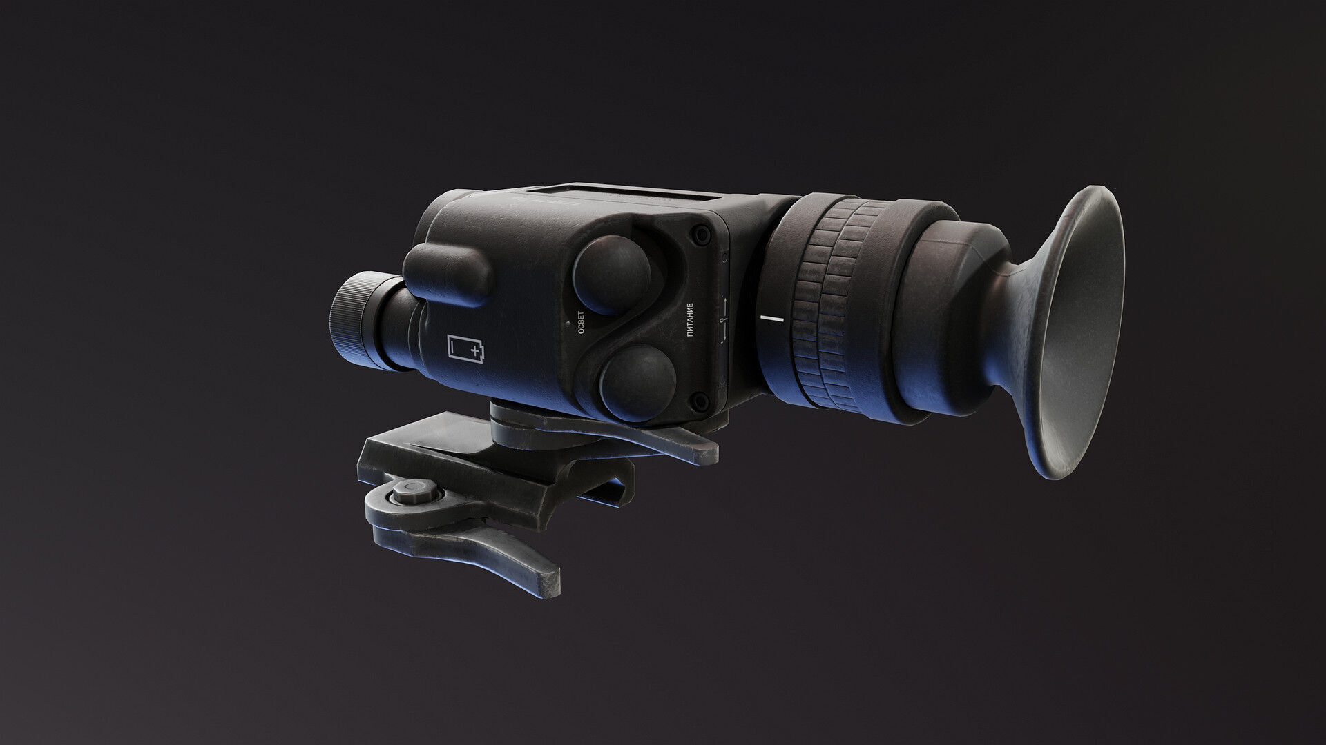 1PN138 Night Vision Device Low-poly 3D model_5