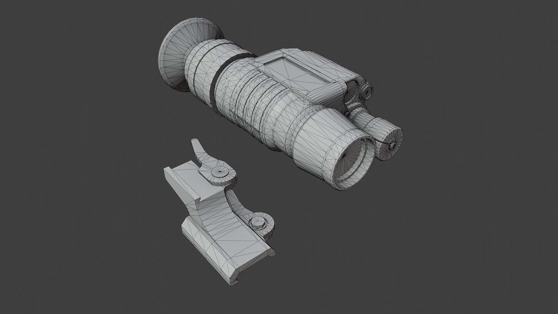 1PN138 Night Vision Device Low-poly 3D model_9