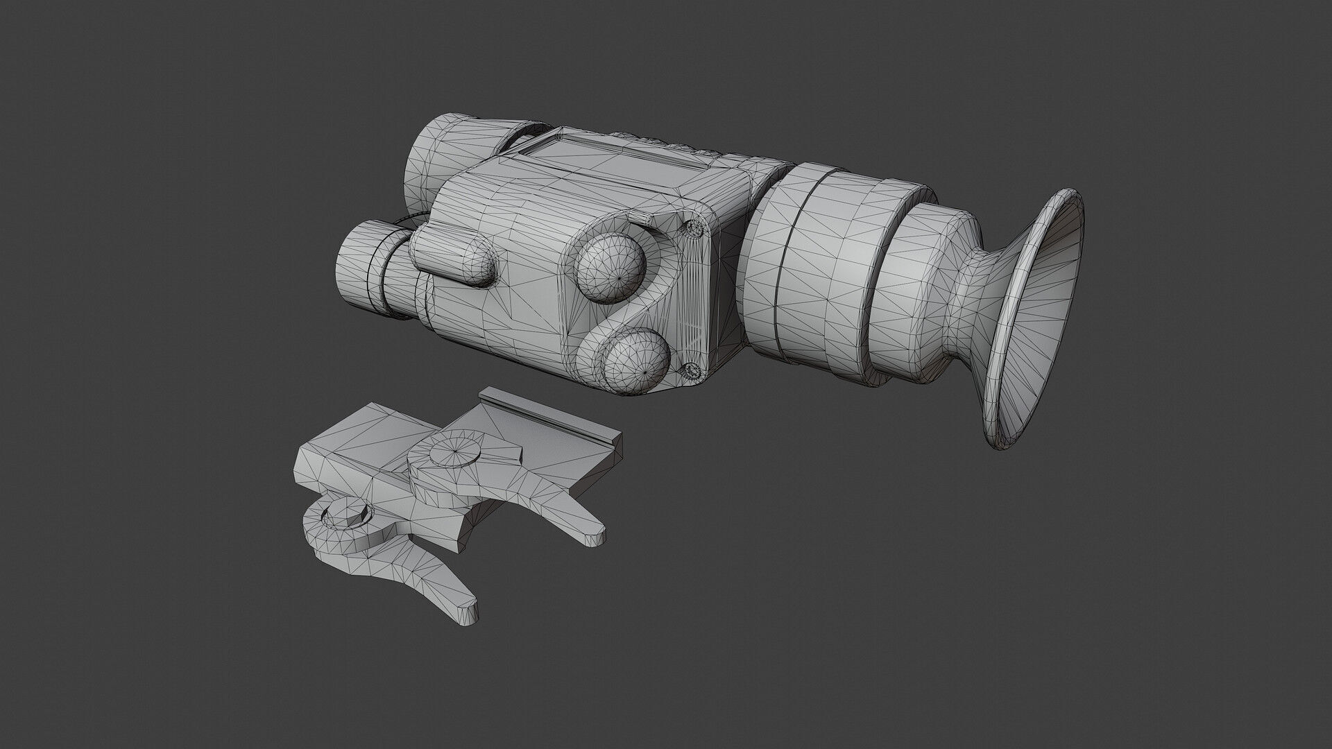 1PN138 Night Vision Device Low-poly 3D model_8