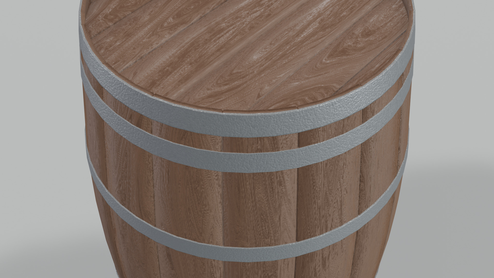 Heavy Toasted Firkin Barrel 3D model_4