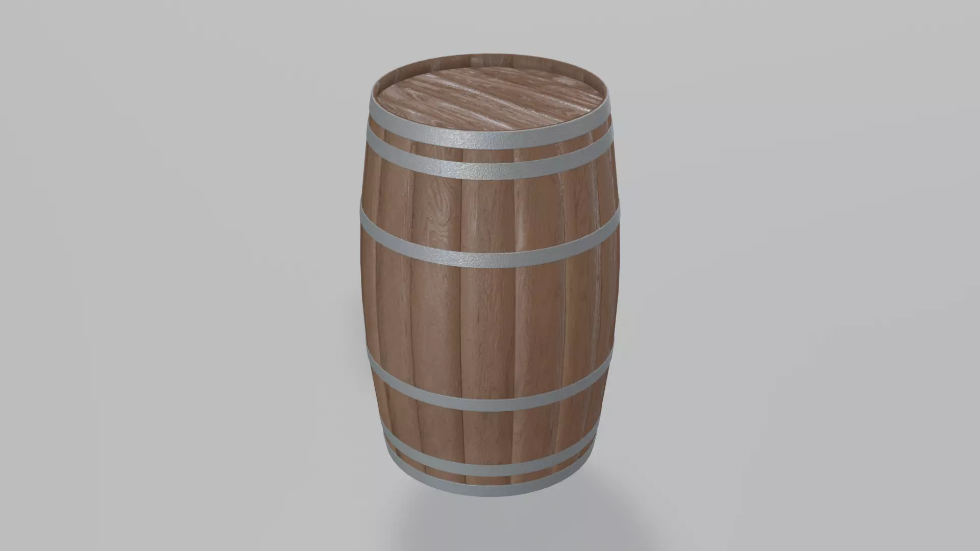 Heavy Toasted Firkin Barrel 3D model_0