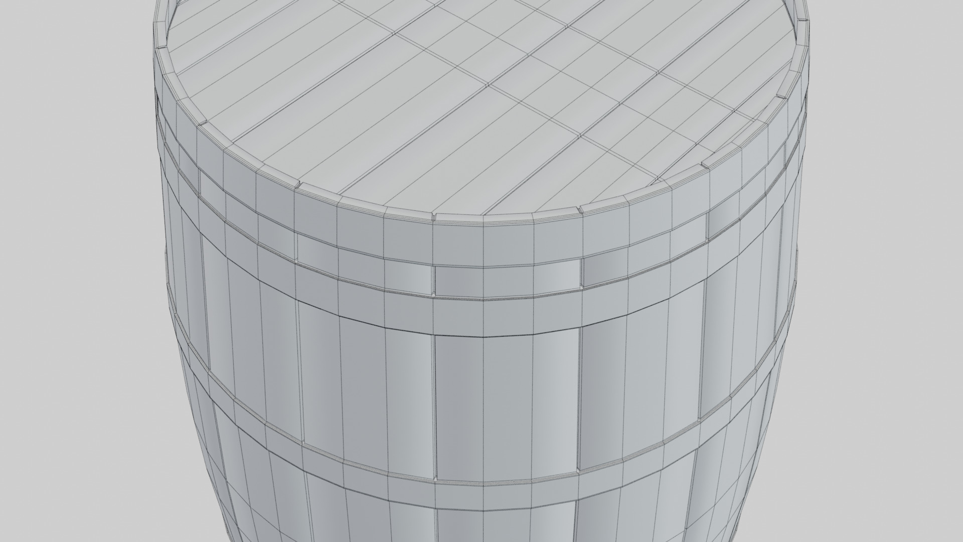 Heavy Toasted Firkin Barrel 3D model_8