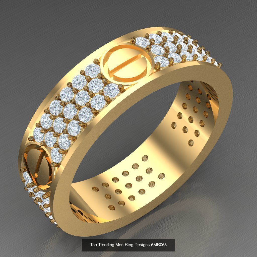 Bulk 50 Men Rings Discount For Sale 6MRXXX 3D Model Collection_41