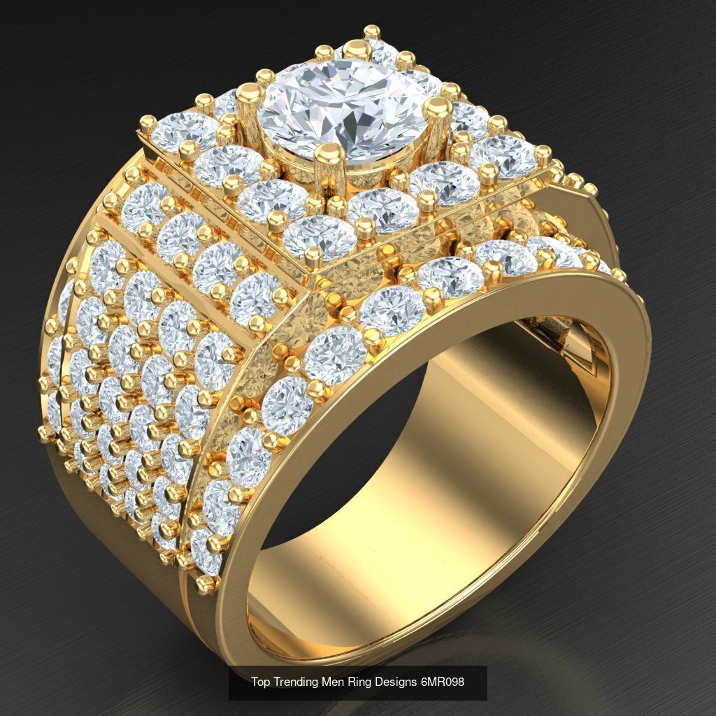 Bulk 50 Men Rings Discount For Sale 6MRXXX 3D Model Collection_6