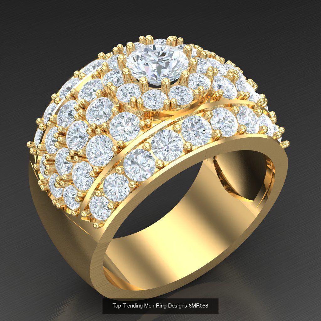Bulk 50 Men Rings Discount For Sale 6MRXXX 3D Model Collection_46