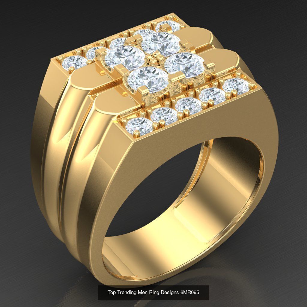 Bulk 50 Men Rings Discount For Sale 6MRXXX 3D Model Collection_9