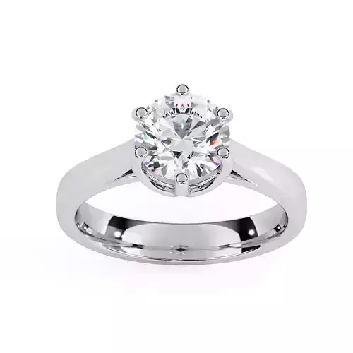 ROUND DIAMOND RING -CAD-038 