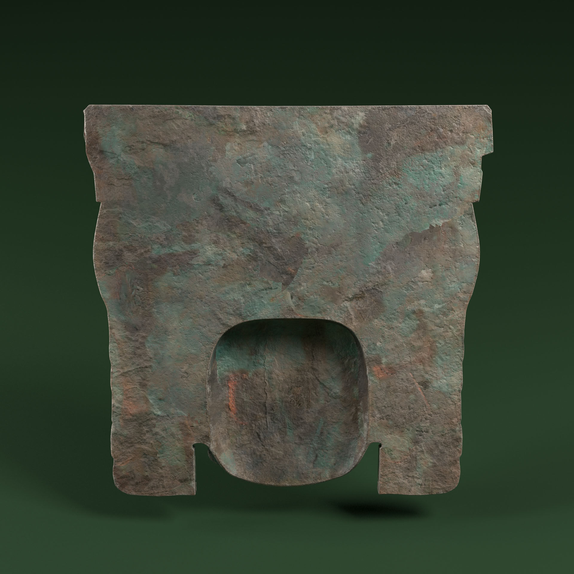 Maya Ceremonial Masks Pack D Low-poly 3D model_32