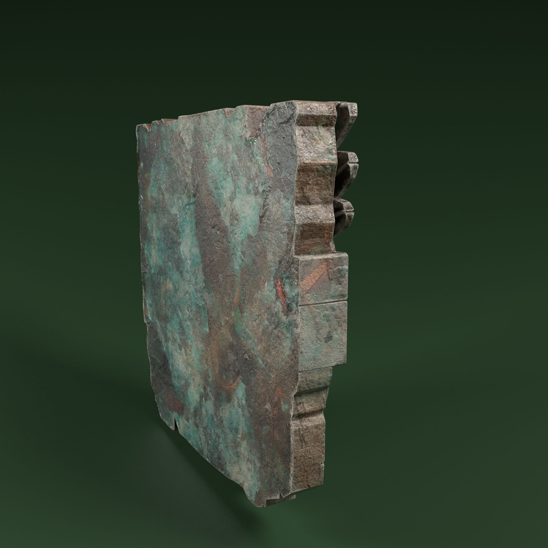 Maya Ceremonial Masks Pack D Low-poly 3D model_44