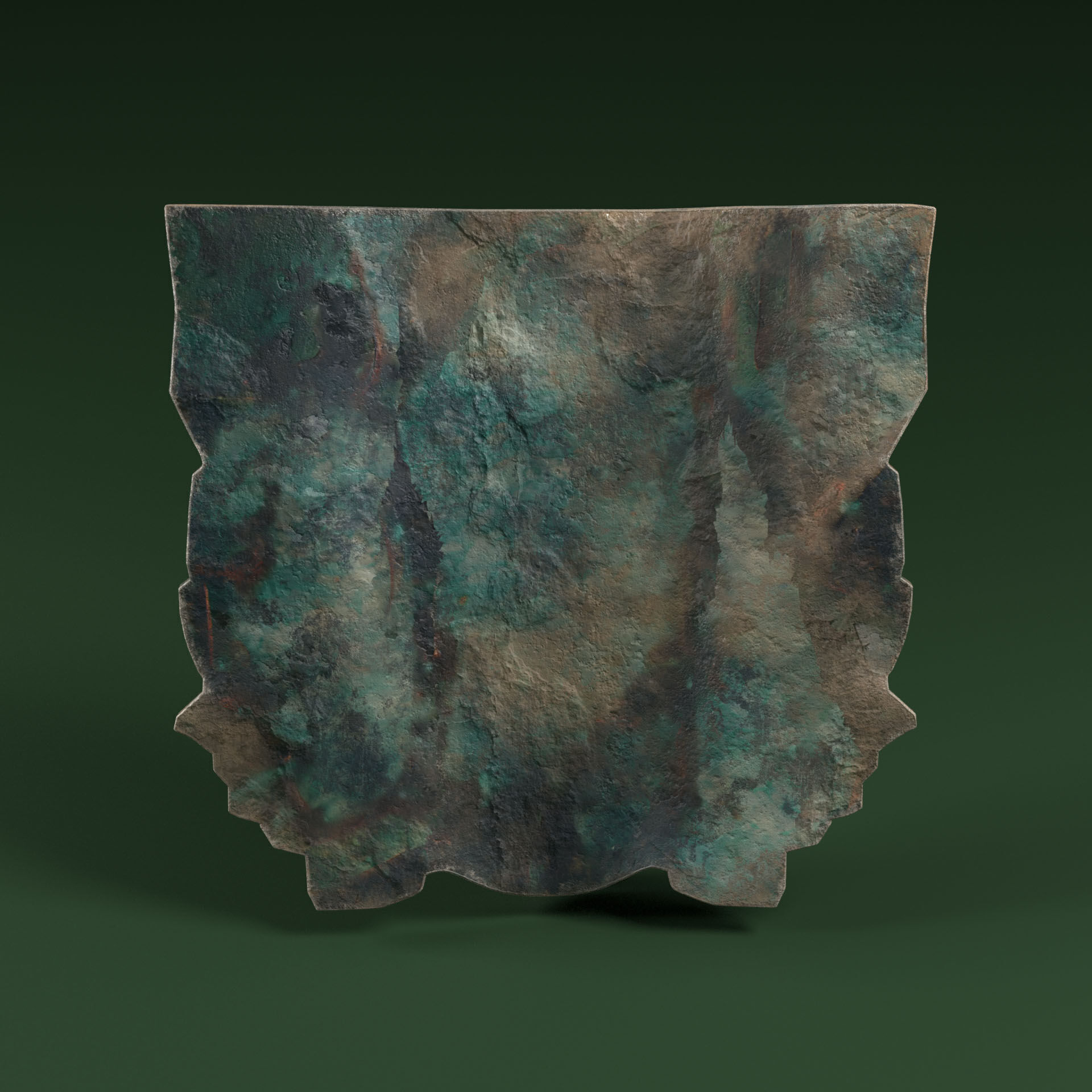 Maya Ceremonial Masks Pack D Low-poly 3D model_6