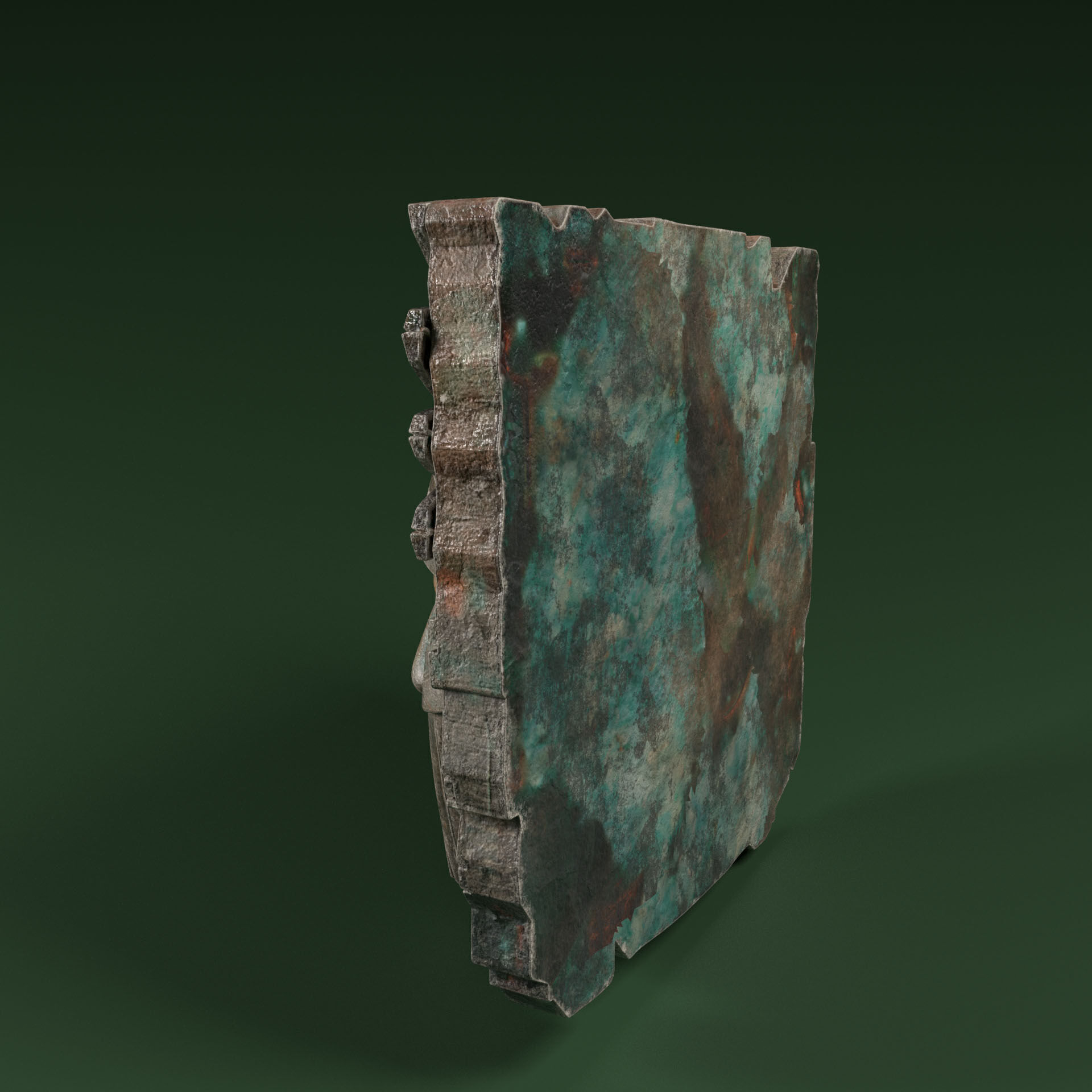 Maya Ceremonial Masks Pack D Low-poly 3D model_46