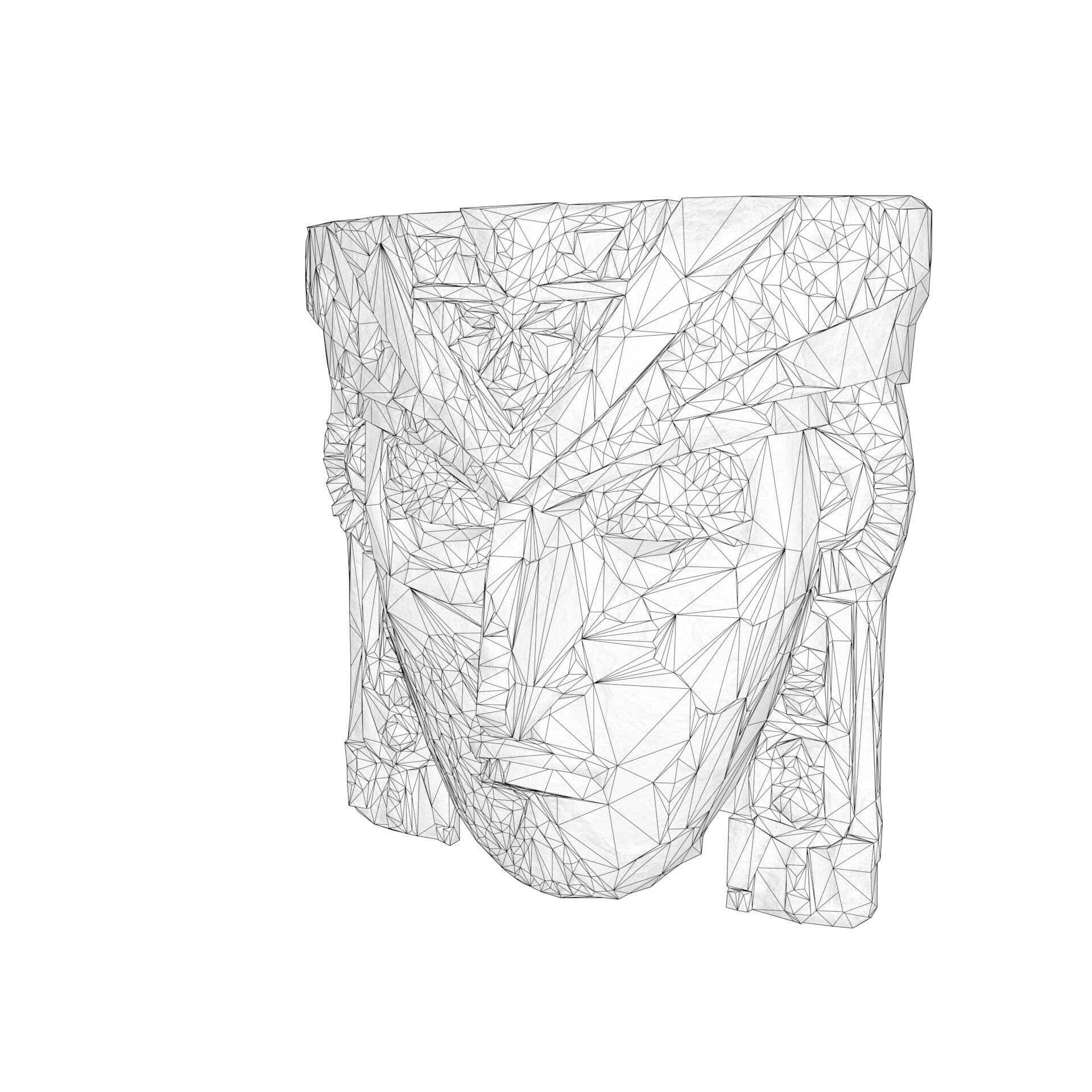 Maya Ceremonial Masks Pack D Low-poly 3D model_39
