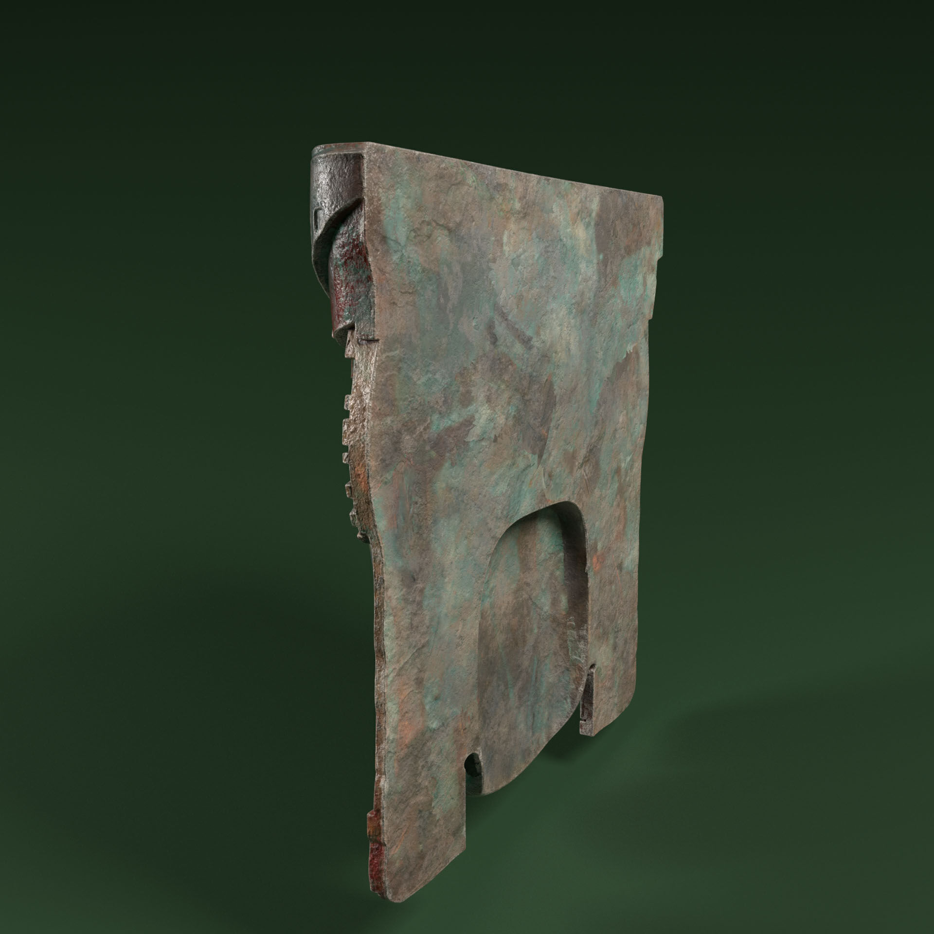 Maya Ceremonial Masks Pack D Low-poly 3D model_33