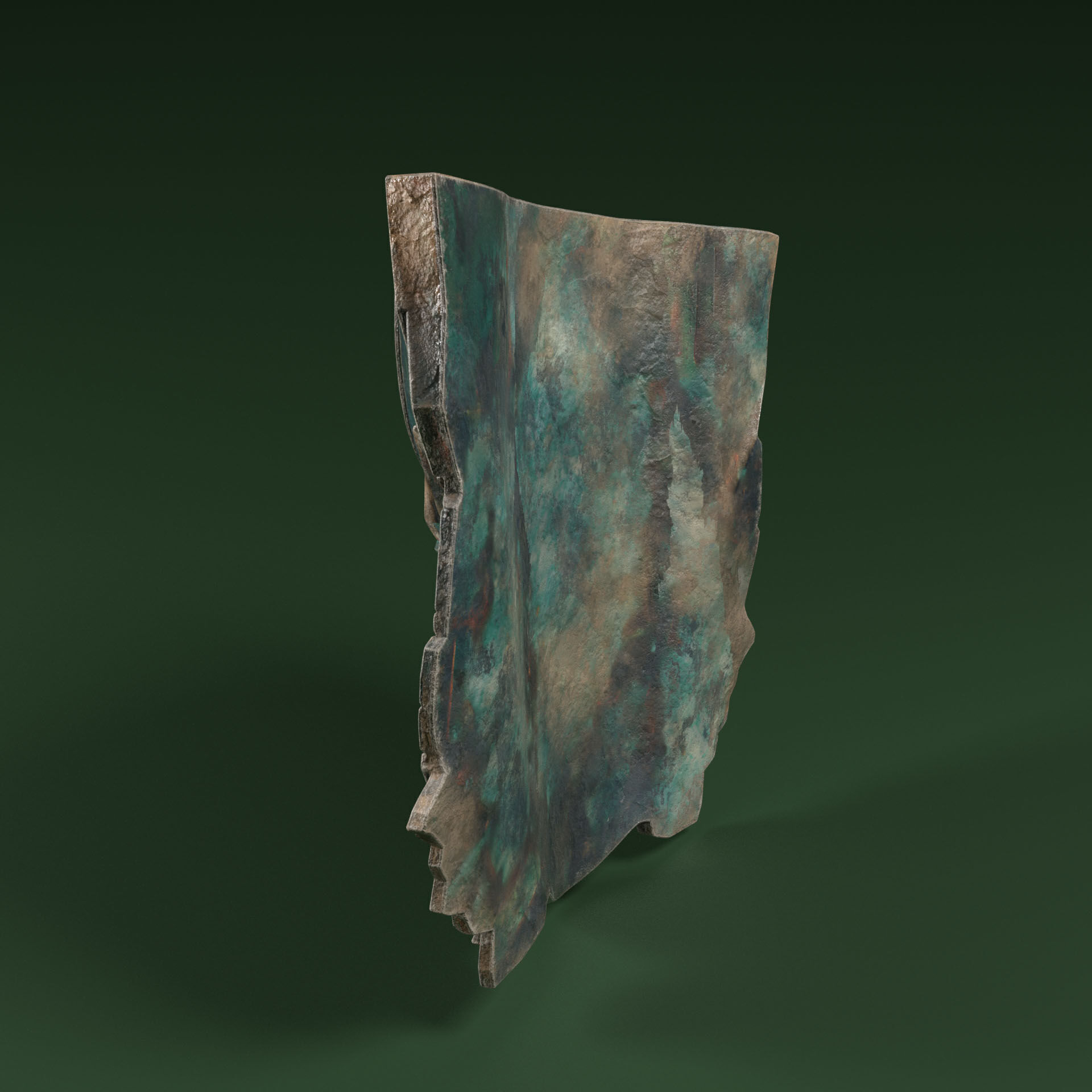 Maya Ceremonial Masks Pack D Low-poly 3D model_7