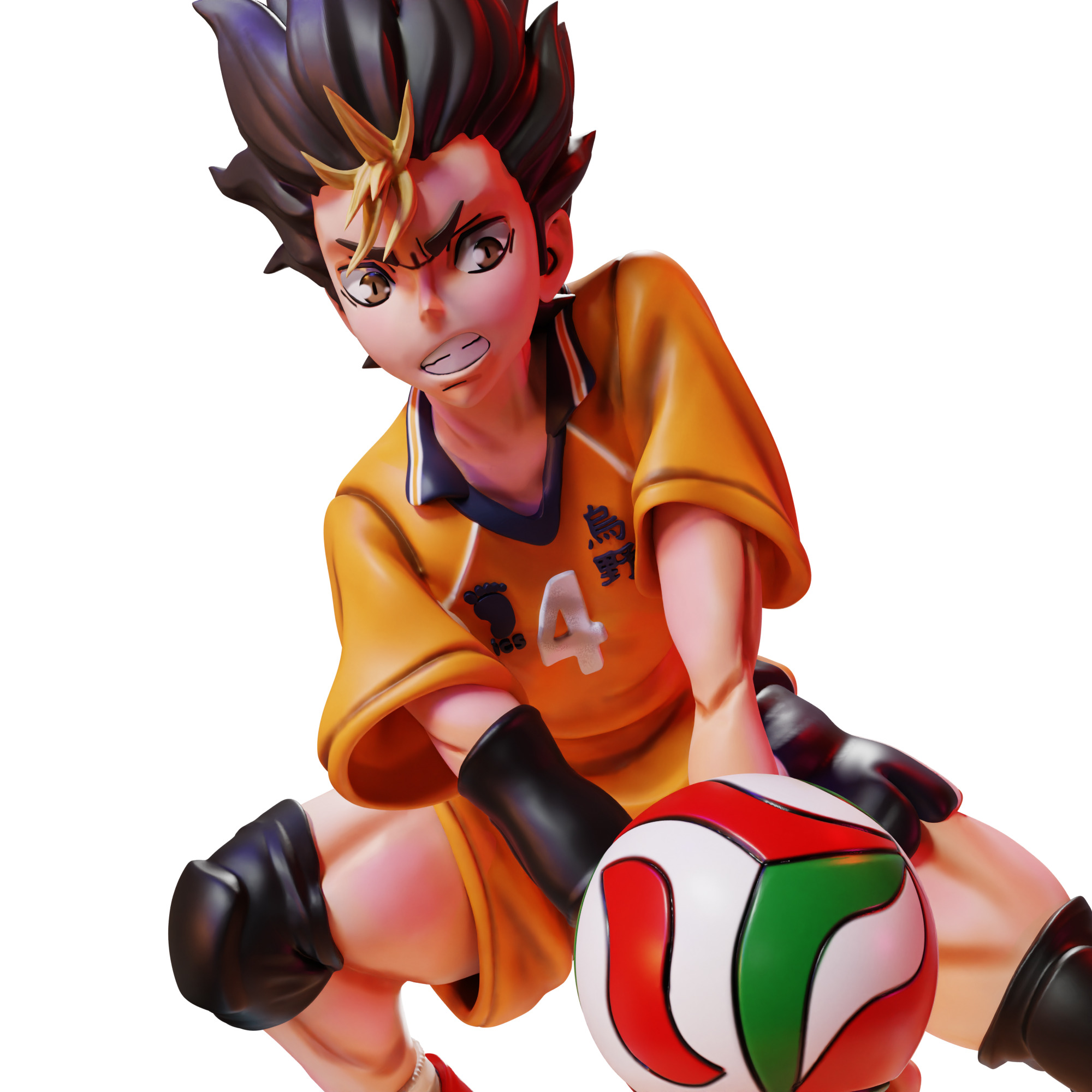 Yu Nishinoya - Haikyuu 3D print model_10
