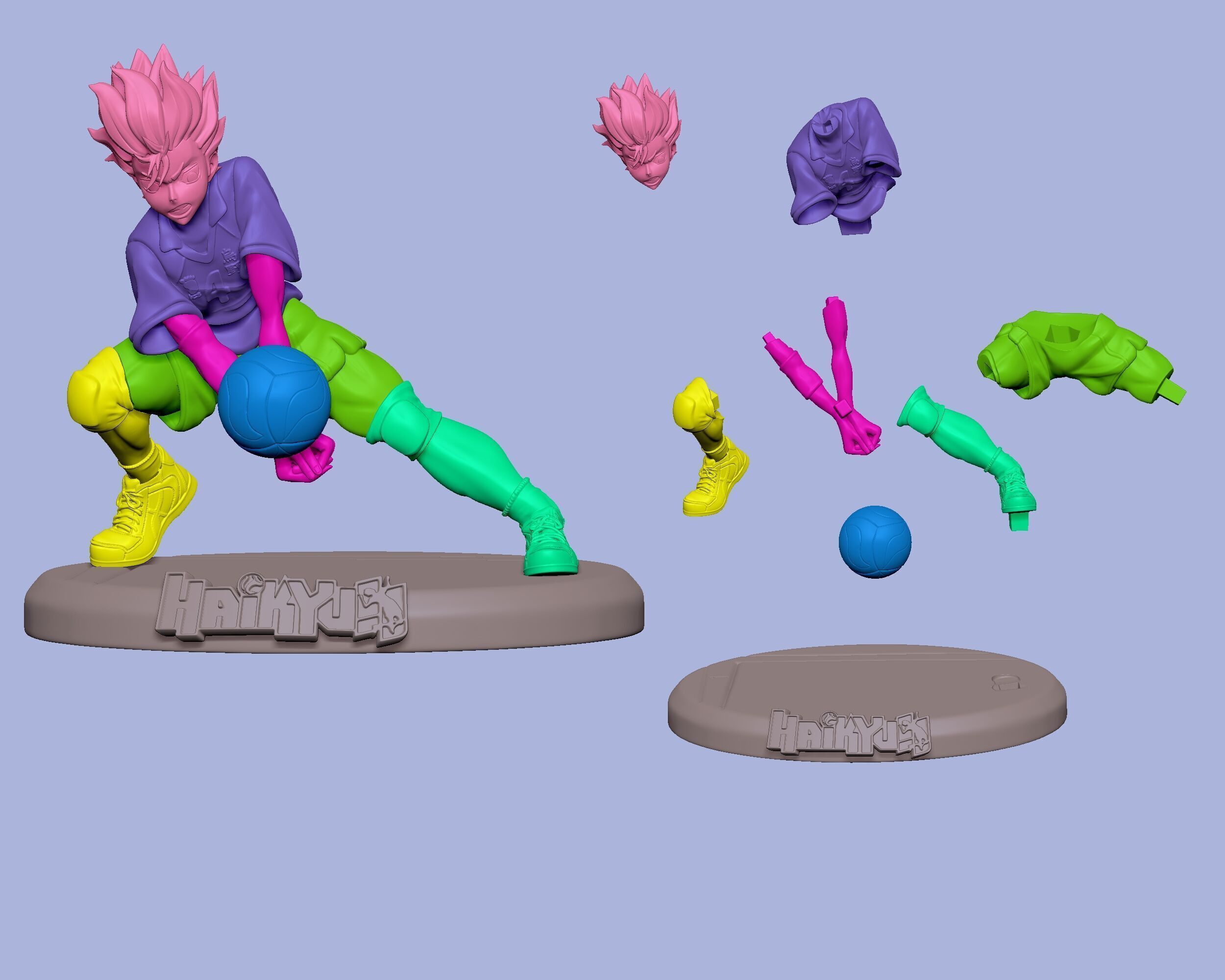 Yu Nishinoya - Haikyuu 3D print model_14