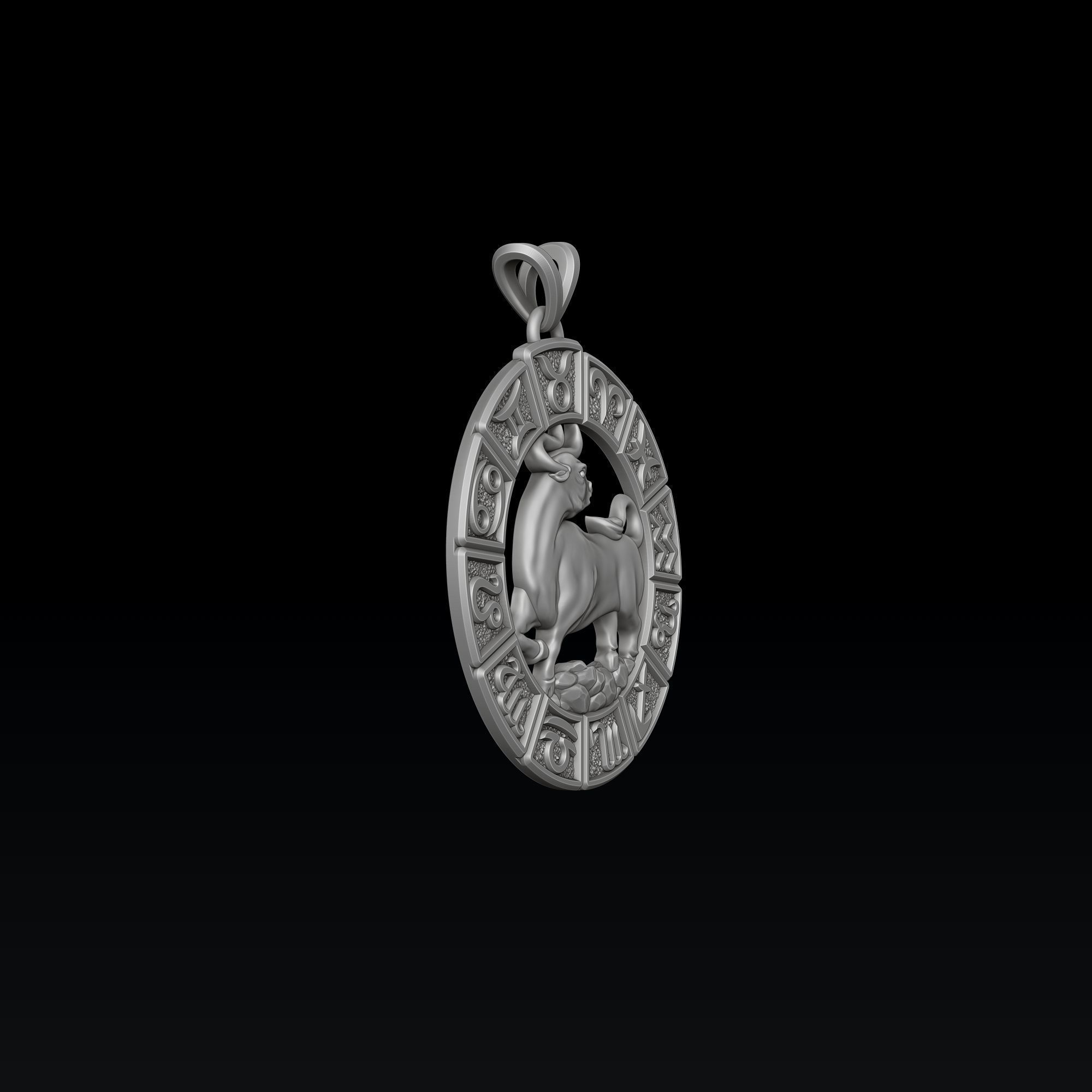 Horoscope Taurus Ring Pendant v2 Collection _4