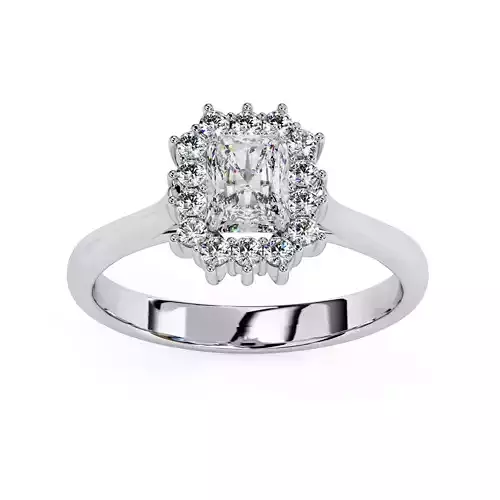 RADIANT DIAMOND RING -CAD-033
