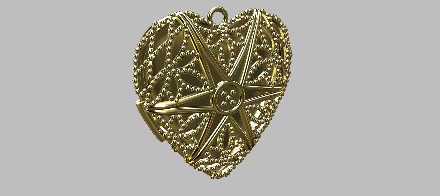 Heart Reliquary 3D print model_0
