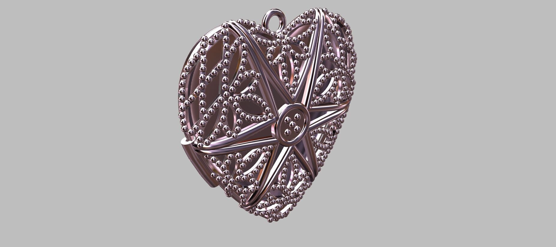 Heart Reliquary 3D print model_7