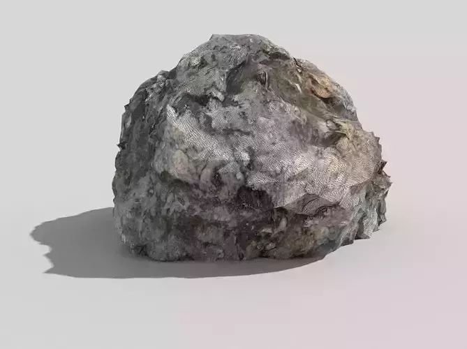 Detailed Rock Low-poly 3D model