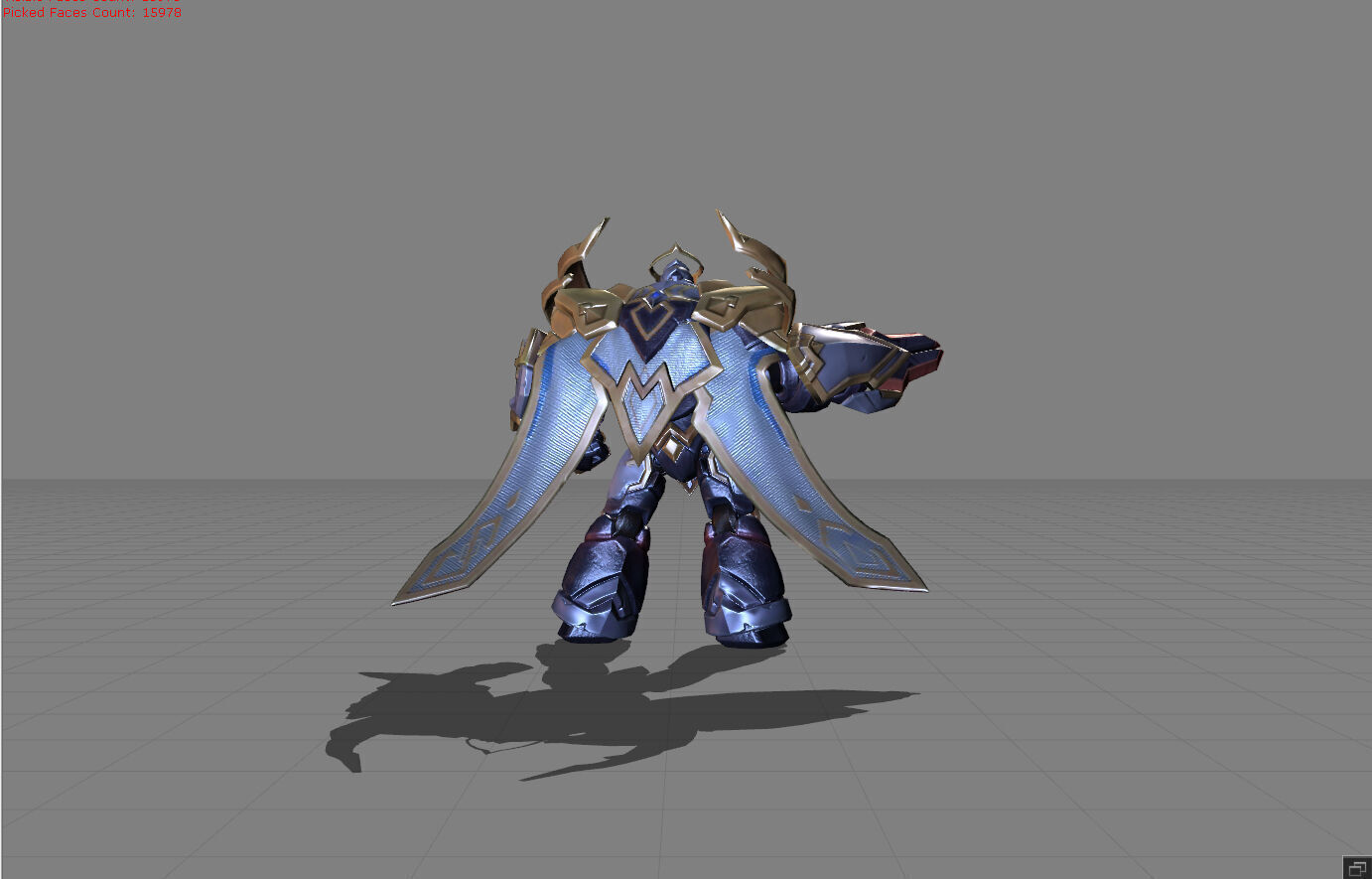 Atlas Rune of Sentinel Low-poly 3D model_4