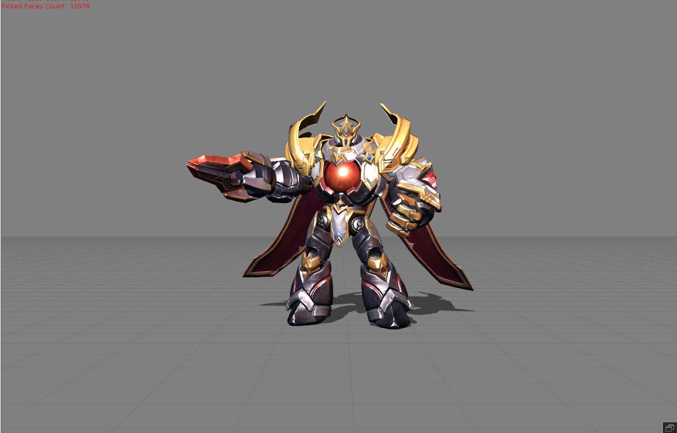 Atlas Rune of Sentinel Low-poly 3D model_1