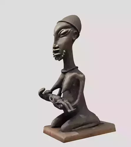 Ogboni Maternity Figure-Onile