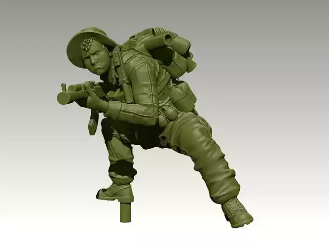 Vietnam War Gunslinger 02 3D print model