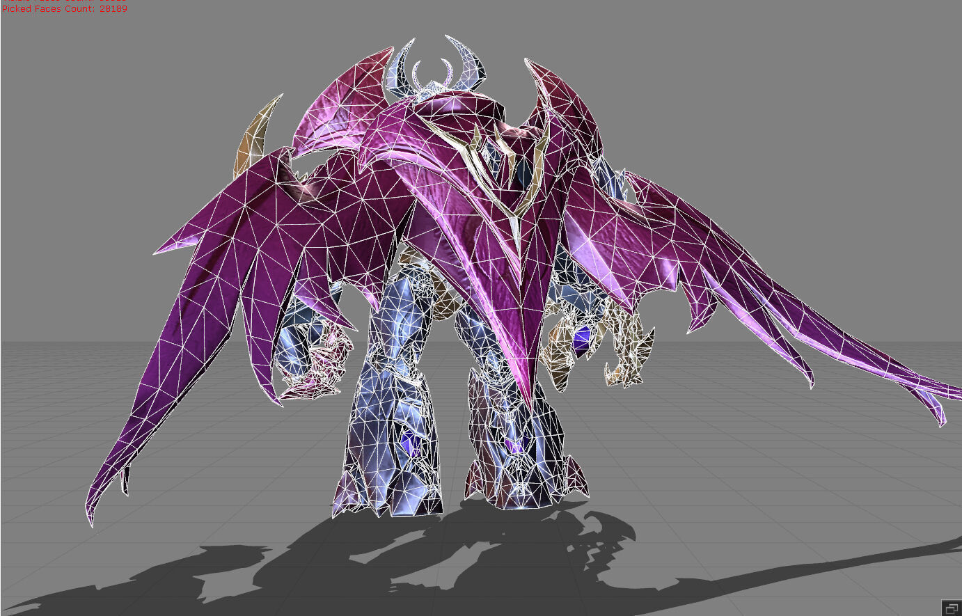 Atlas Mecha Infernus Low-poly 3D model_9