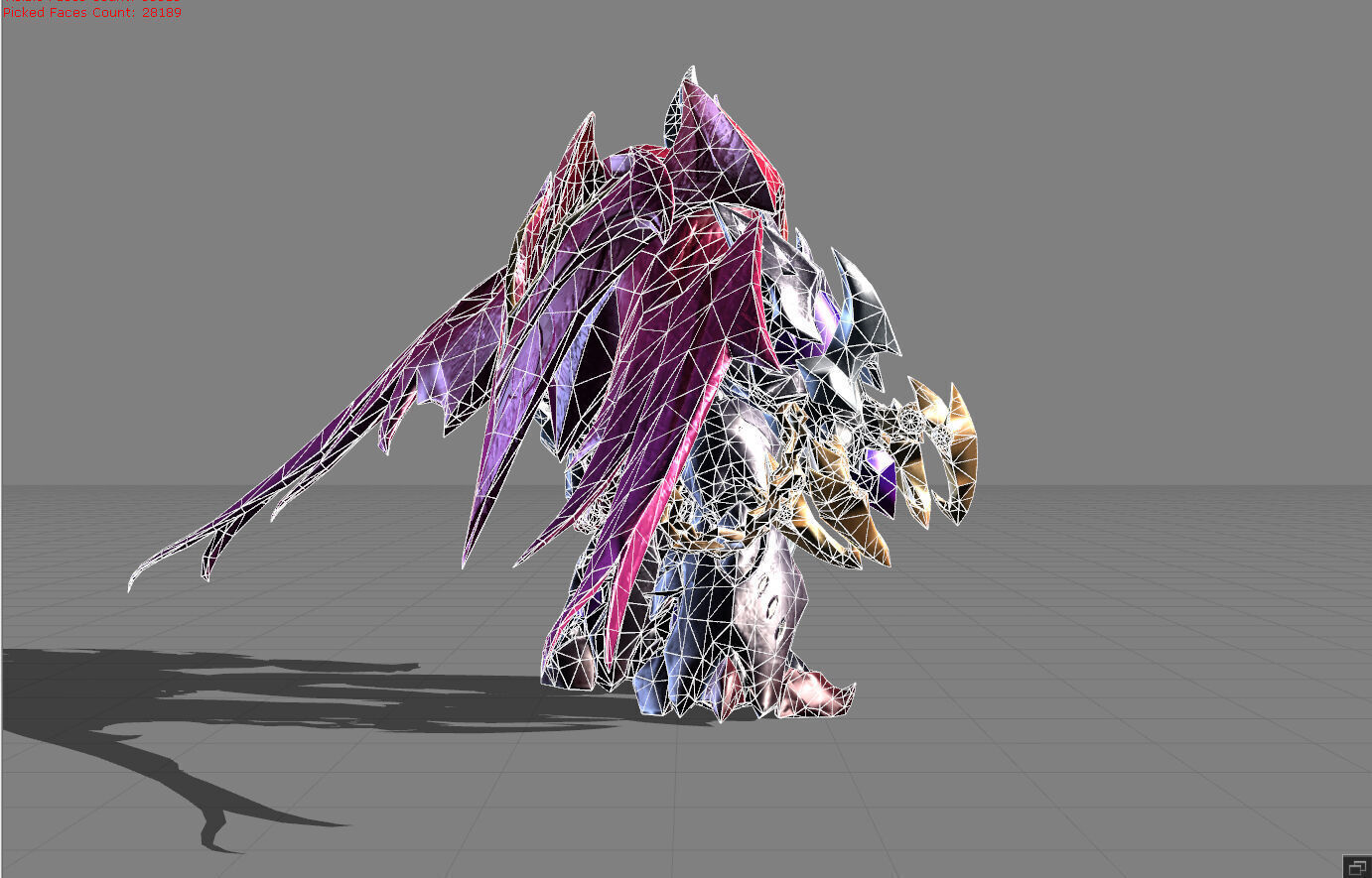 Atlas Mecha Infernus Low-poly 3D model_7