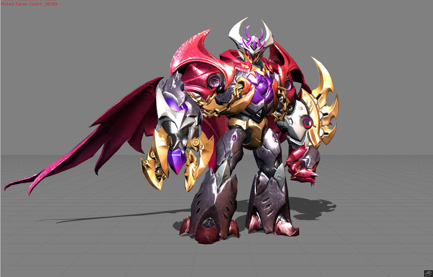 Atlas Mecha Infernus Low-poly 3D model_1