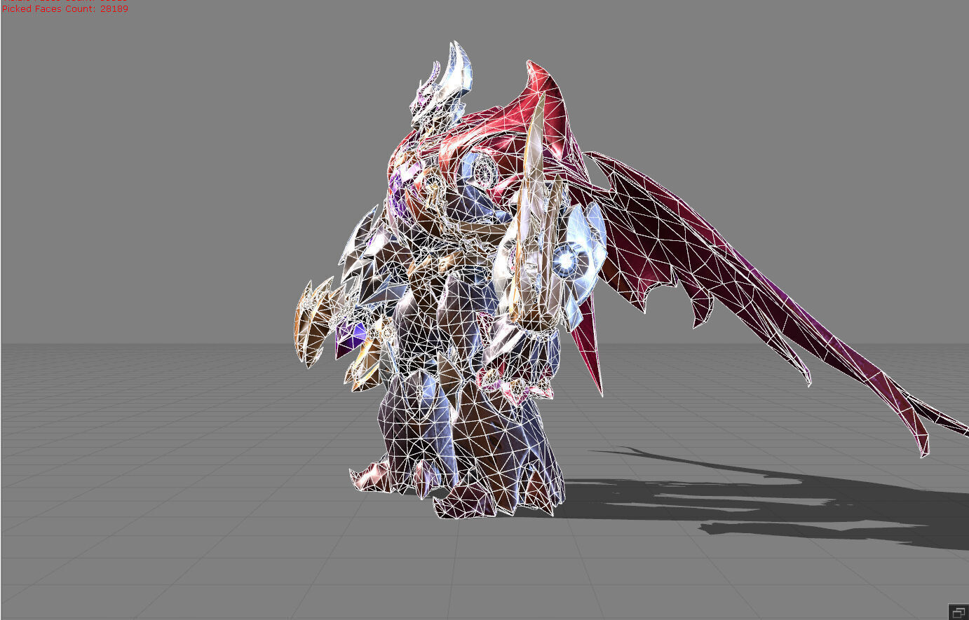 Atlas Mecha Infernus Low-poly 3D model_8