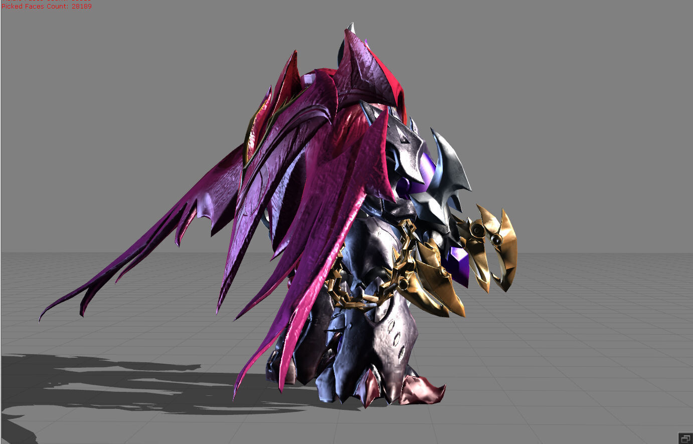 Atlas Mecha Infernus Low-poly 3D model_2