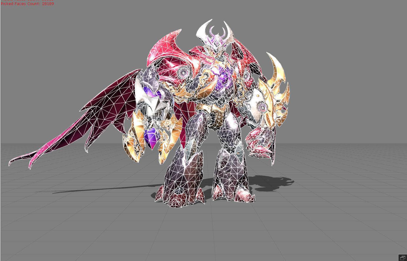 Atlas Mecha Infernus Low-poly 3D model_6